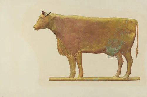 Metal Weather Vane by Helen E. Gilman, index of american design, 1940