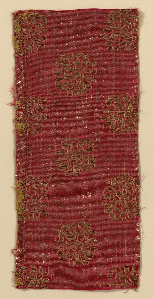 Fragment by Italy, textile, 1601-1700
