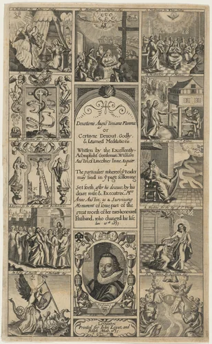 Title Page for Devotionis Augustinianae Flamma, by William Austin by George Glover, print, 1637