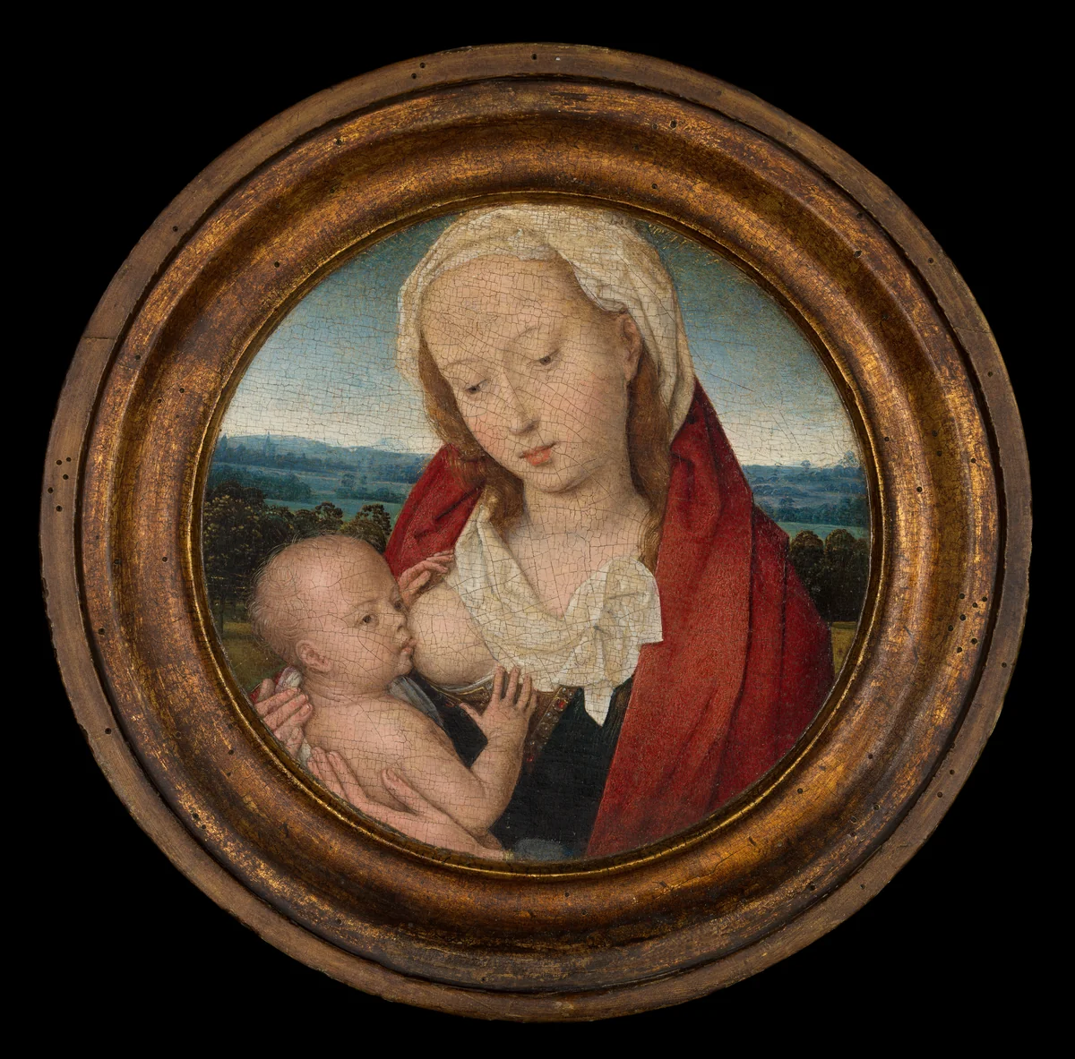 Virgin and Child by Hans Memling, painting, 1480-1485