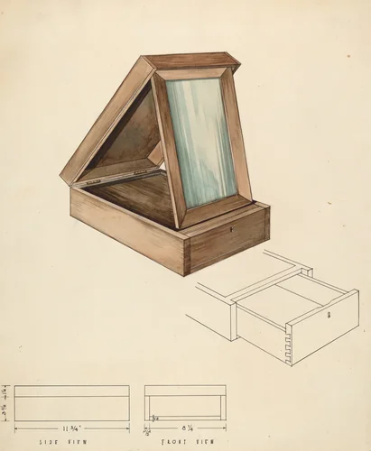 Bishop Hill: Dressing Case by Kurt Melzer, index of american design, 1936