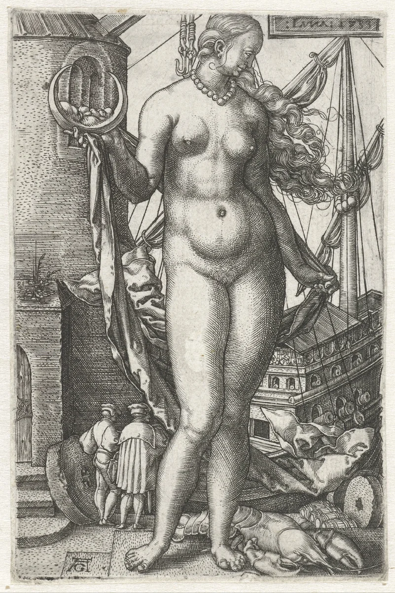 Luna by Unknown, print, 1533