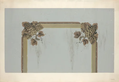 Window Shade by Gene Luedke; George Beyer, index of american design, 1935-1942