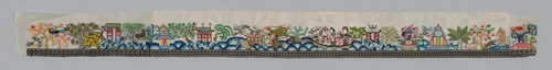 Border (from Woman's Garment) by China, textile, 1875-1900