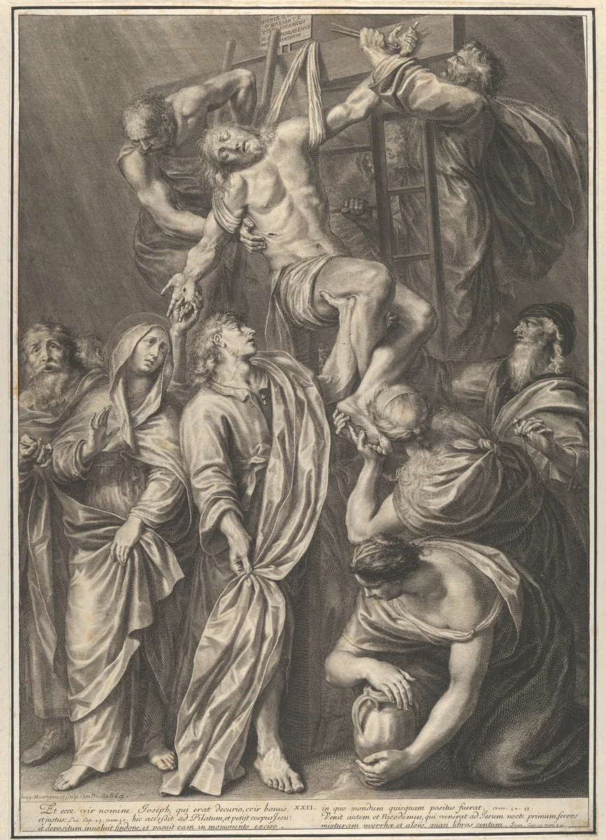 The Last Judgment, from The Passion of Christ, plate 32 by Grégoire Huret, print, 1664