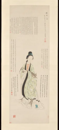 Portrait of Luzhu by Gai Qi, painting, 1823