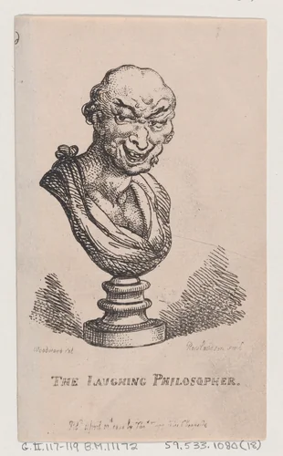 The Laughing Philosopher by Thomas Rowlandson, print, 1808