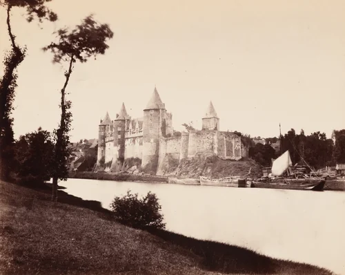 Chateau de Josselin, Burgundy by Paul de Boisguyon, photograph, 1854-1864