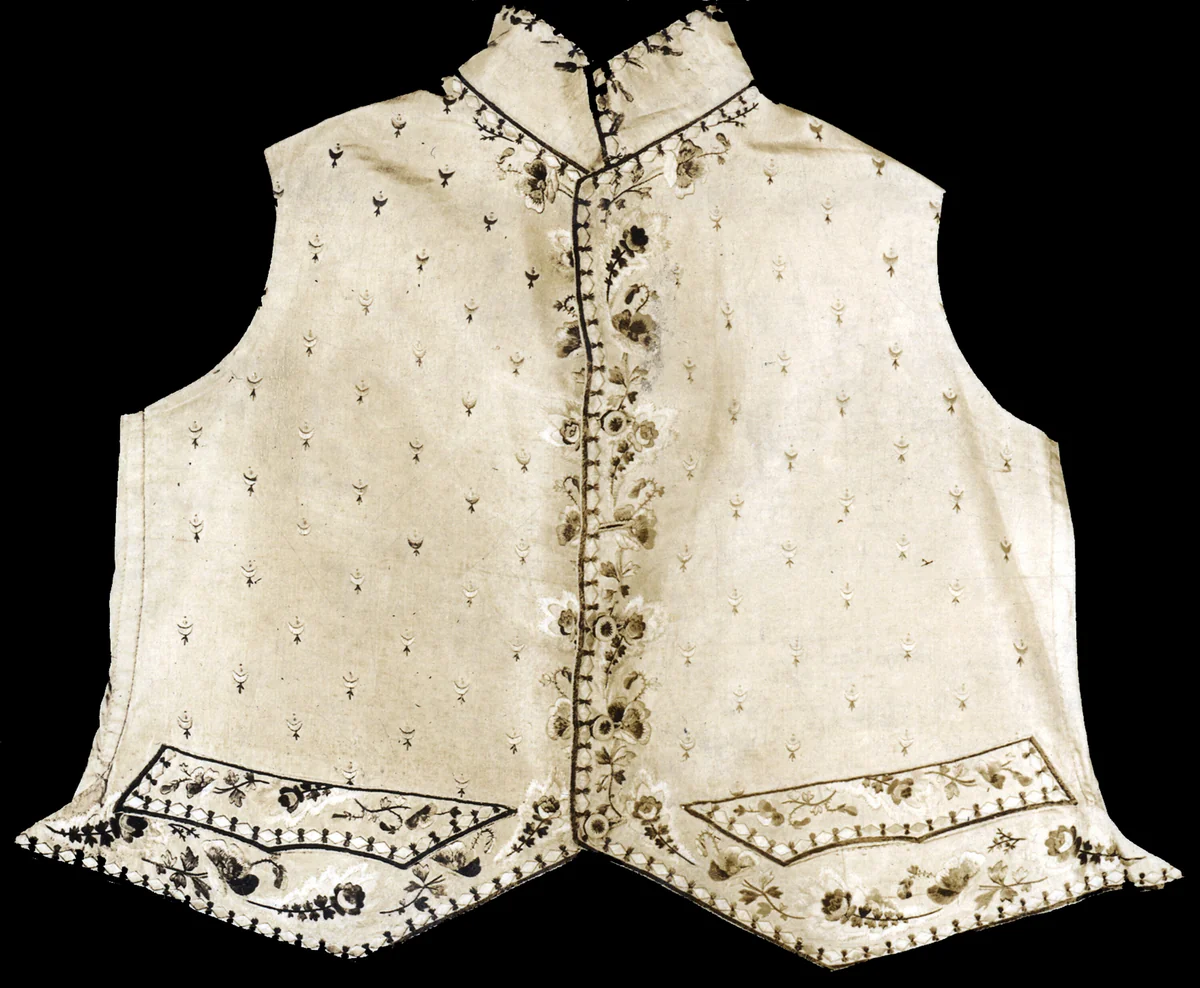 Waistcoat by France, textile, 1701-1800