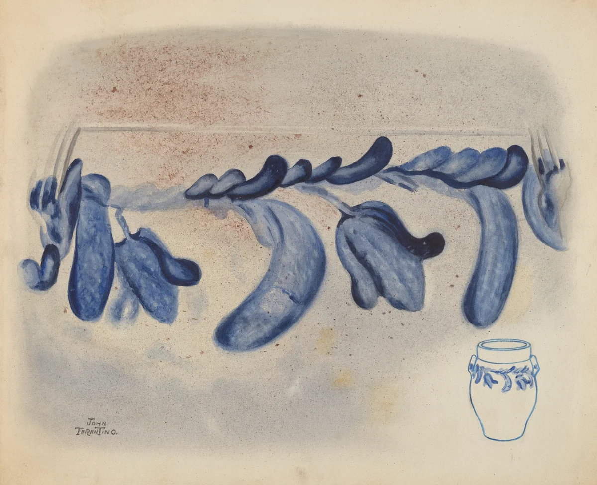 Crock by John Tarantino, index of american design, 1938