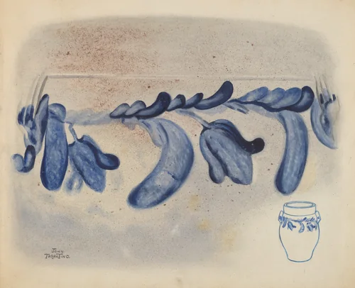 Crock by John Tarantino, index of american design, 1938