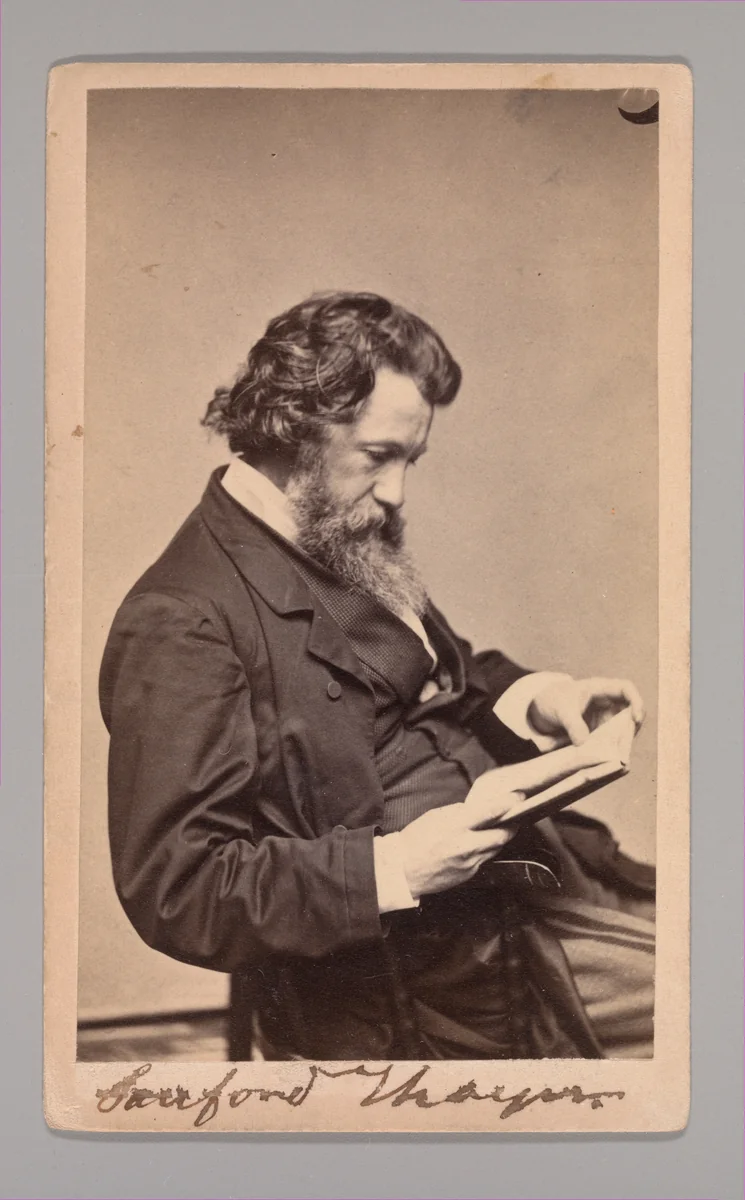 [Sanford Thayer] by G. J. Wood, photograph, 1860-1869
