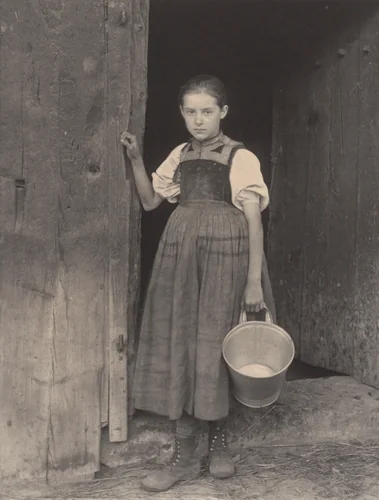 The Little Milkmaid by Alfred Stieglitz, photograph, 1894