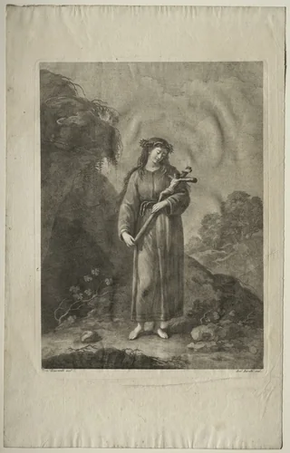 The Mortification by Antonio Baratti, print, 1744-1787