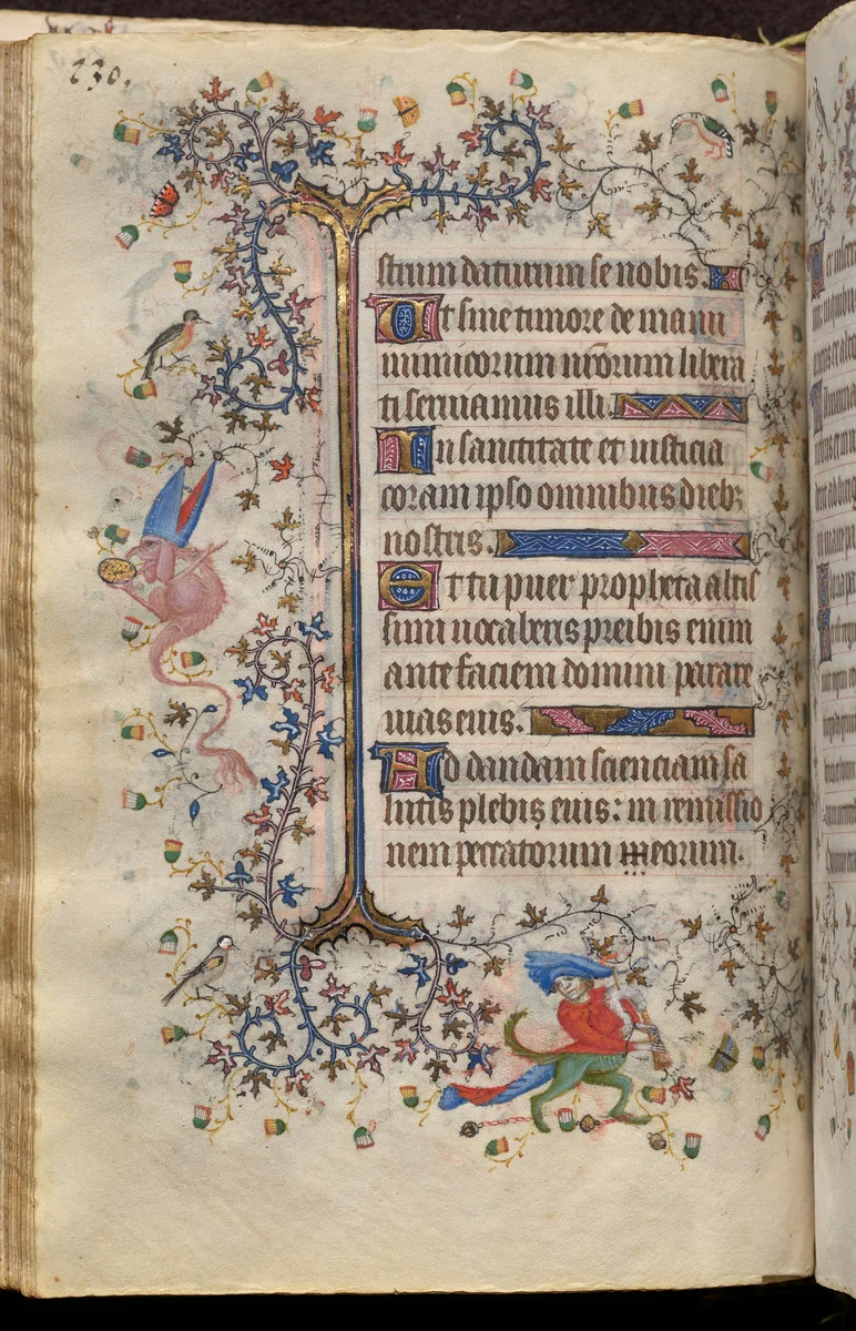Hours of Charles the Noble, King of Navarre (1361-1425): fol. 65v, Text by Master of the Brussels Initials and Associates, book, 1400-1410