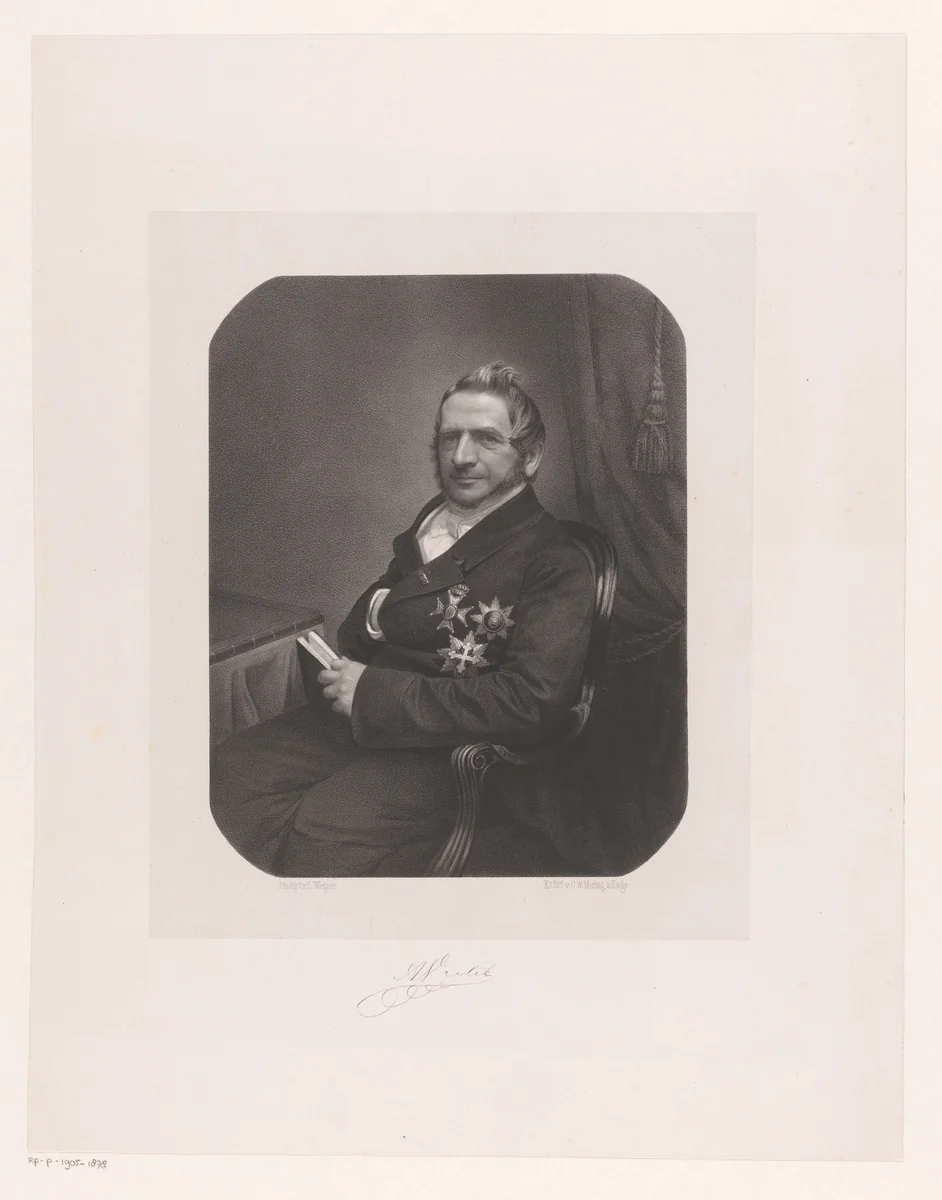 Portret van Agnites Vrolik by anonymous, print, 1847-1865