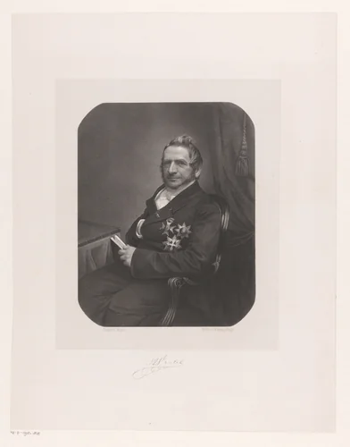 Portret van Agnites Vrolik by anonymous, print, 1847-1865