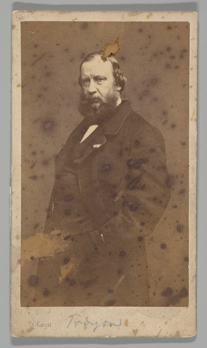 [Constant Troyon] by Etienne Carjat, photograph, 1860-1869