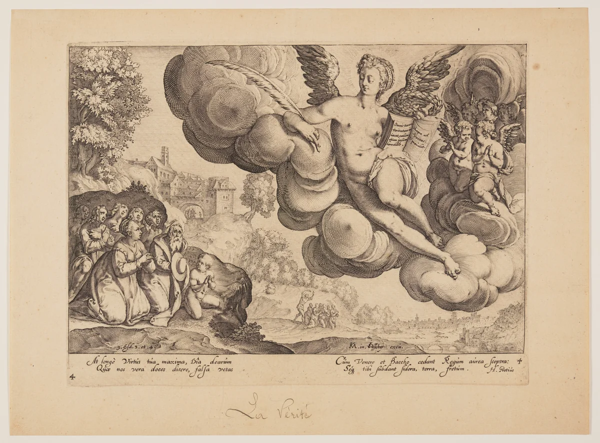 Truth, from The Powers that Rule the World by Zacharias Dolendo, print, 1595-1596