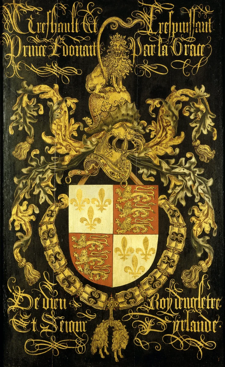 Shield of Edward IV (1442-83), King of England, in his Capacity as Knight of the Order of the Golden Fleece by Unknown, other, 1481