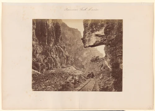 American Fork Canyon by Charles Roscoe Savage, photograph, 1870-1880