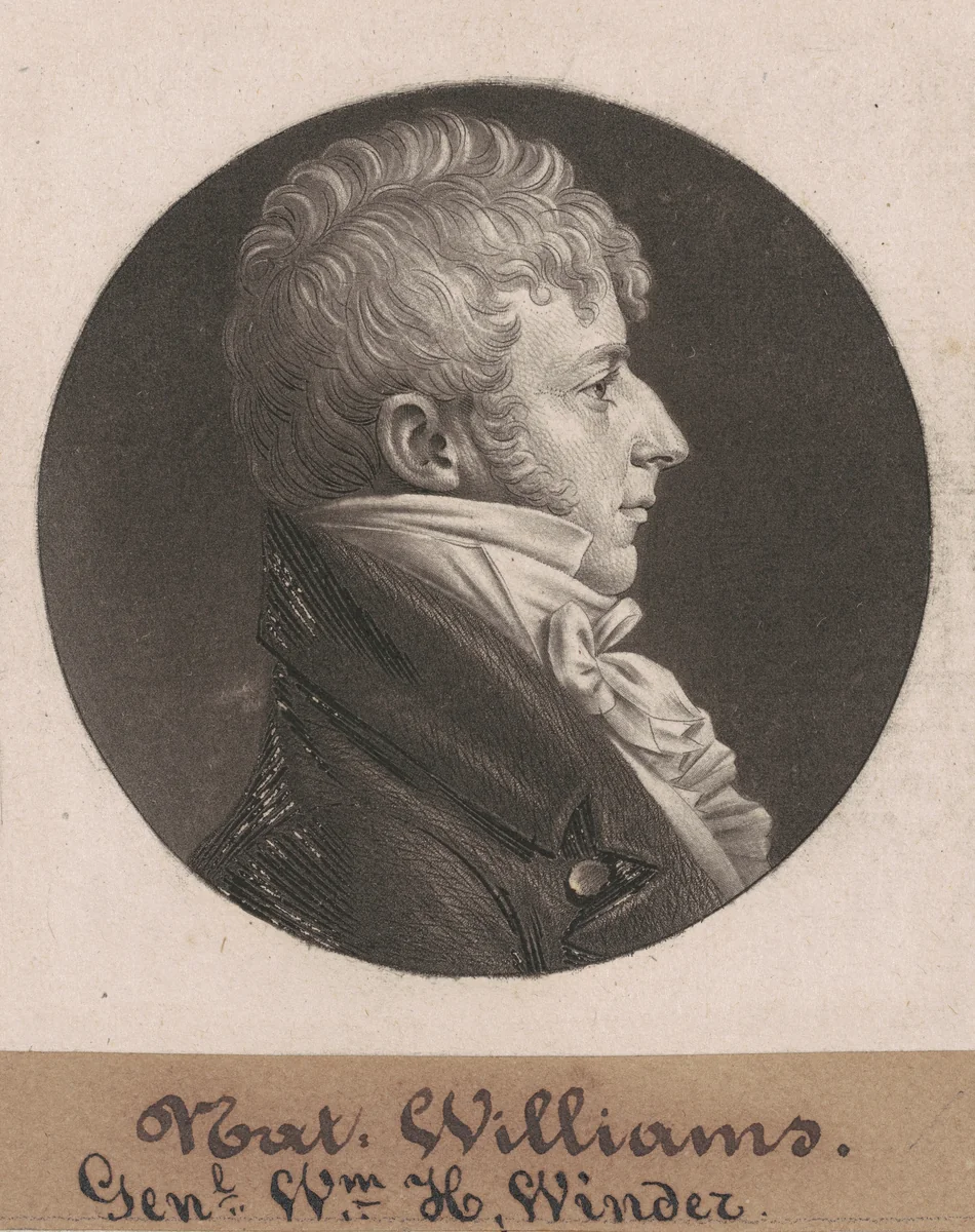 Joseph Ennalls Muse by Charles B. J. Févret de Saint-Mémin, print, 1804