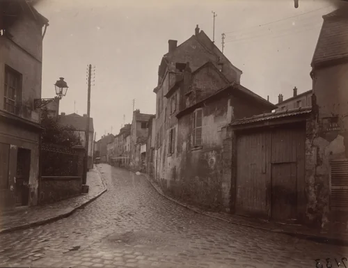 Vanves, vieille rue by Eugène Atget, photograph, 1925