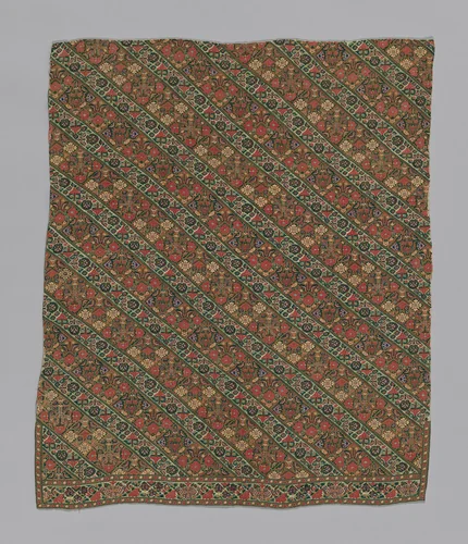 Panel (From Woman's Trousers) by Iran, textile, 1801-1900