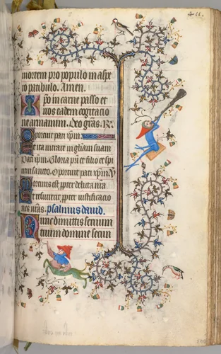 Hours of Charles the Noble, King of Navarre (1361-1425): fol. 200r, Text by Master of the Brussels Initials and Associates, book, 1400-1410