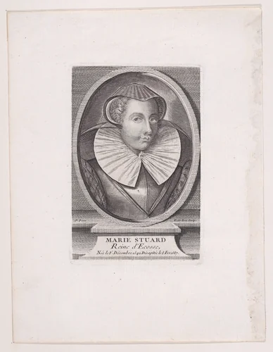 Mary, Queen of Scots by Thomas de Leu, print, 1750-1799