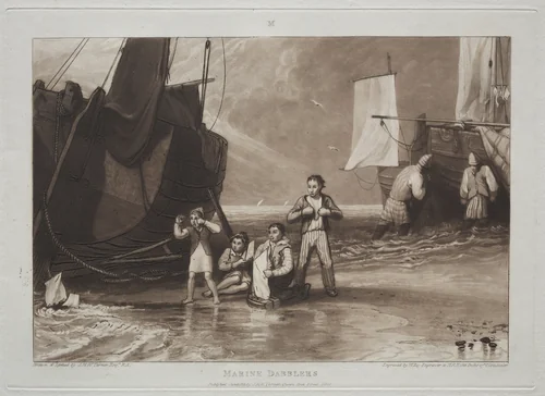 Liber Studiorum: Marine Dabblers by Joseph Turner, print