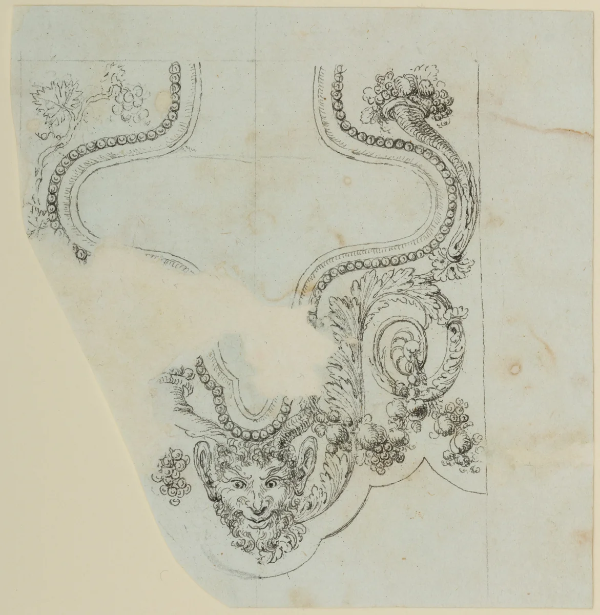 Design for the Decoration of the Surround of the Rear Sight of a Firearm by Nicolas Noël Boutet, drawing, 1772-1830