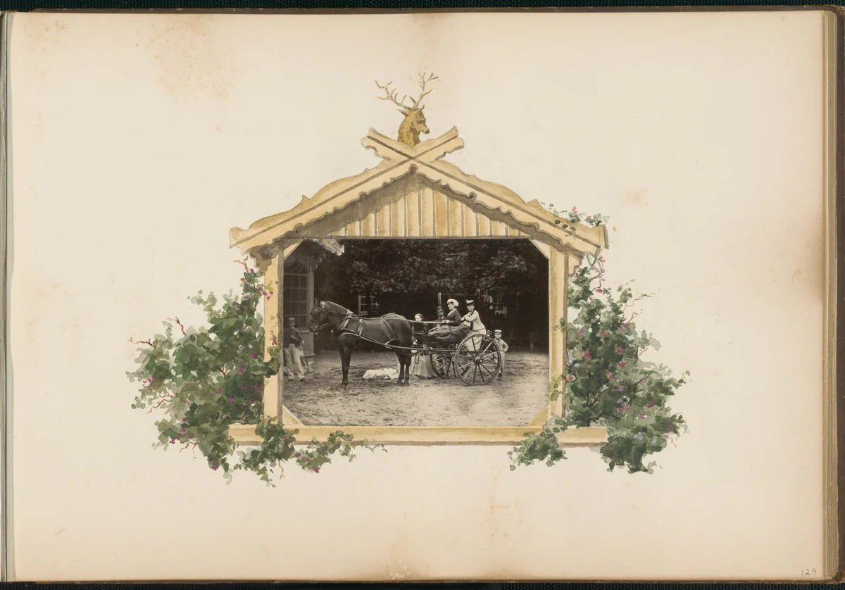 The Madame B Album by Marie-Blanche Hennelle Fournier, photograph, 1870-1879