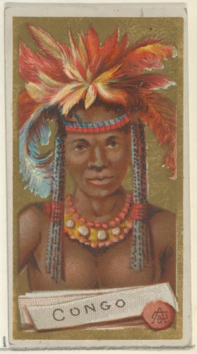 Congo, from the Types of All Nations series (N24) for Allen & Ginter Cigarettes by Allen & Ginter, print, 1889
