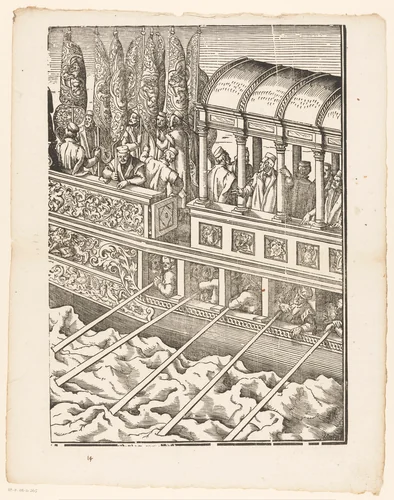 Festa della Sensa (achtste gedeelte) by Jost Amman, print, 1679