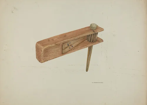 Rattle by William Kieckhofel, index of american design, 1935-1942