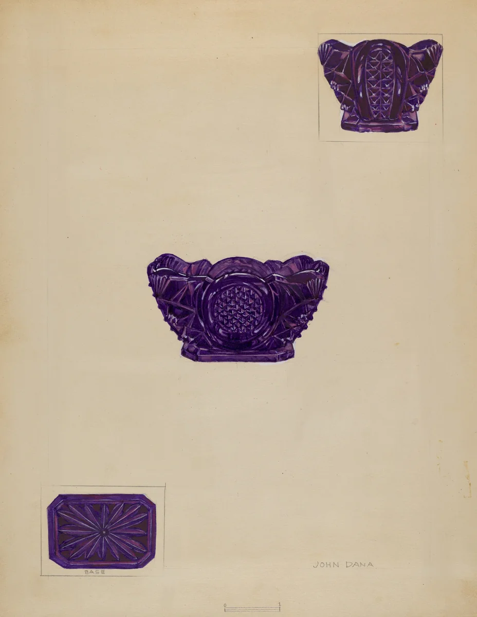 Salt Dip by John Dana, index of american design, 1936