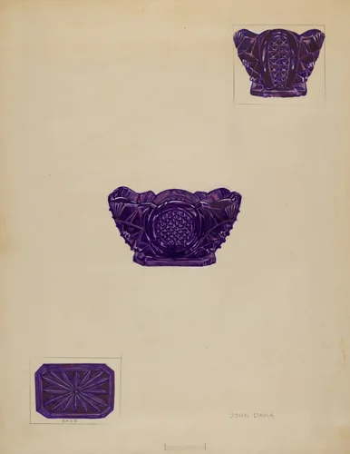 Salt Dip by John Dana, index of american design, 1936