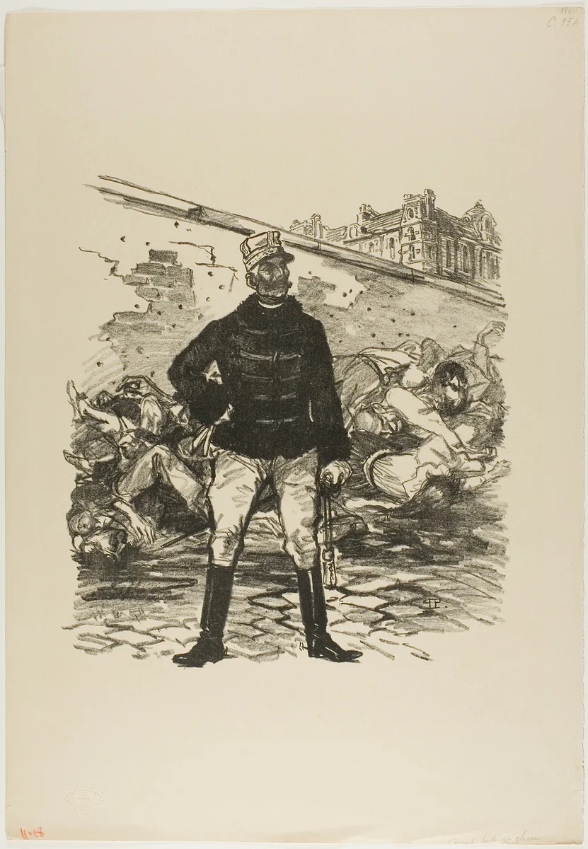 In All His Glory by Théophile Alexandre Steinlen, print, 1894