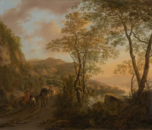 Italian Landscape by Jan Both, painting, 1645