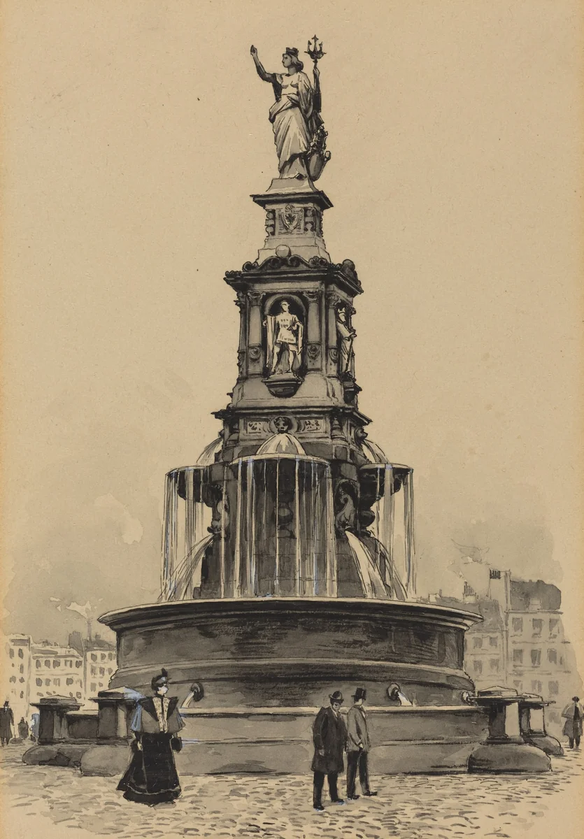 Hansa-Brunnen by Fritz Stoltenberg, portfolio, 1893