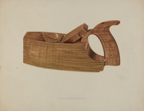 Plane by Lloyd Charles Lemcke, index of american design, 1937