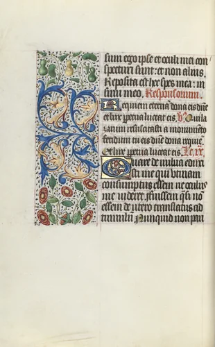 Book of Hours (Use of Rouen): fol. 132v by Master of the Geneva Latini, book, 1465-1475
