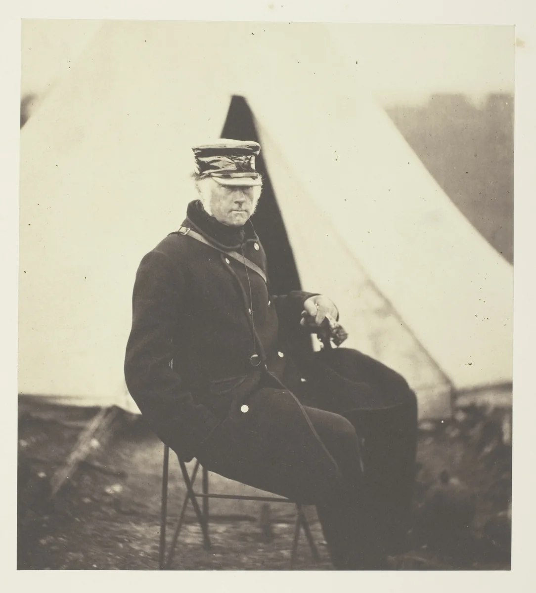 Lieutenant General Sir W.J. Codrington, K.C.B. by Roger Fenton, photograph, 1855