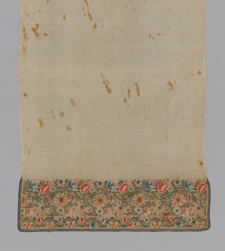 Towel or Napkin by Turkey, textile, 1801-1900