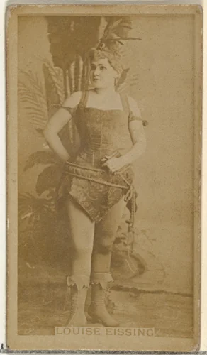 Louise Eissing, from the Actors and Actresses series (N145-8) issued by Duke Sons & Co. to promote Duke Cigarettes by W. Duke, Sons & Co., photograph, 1890-1895