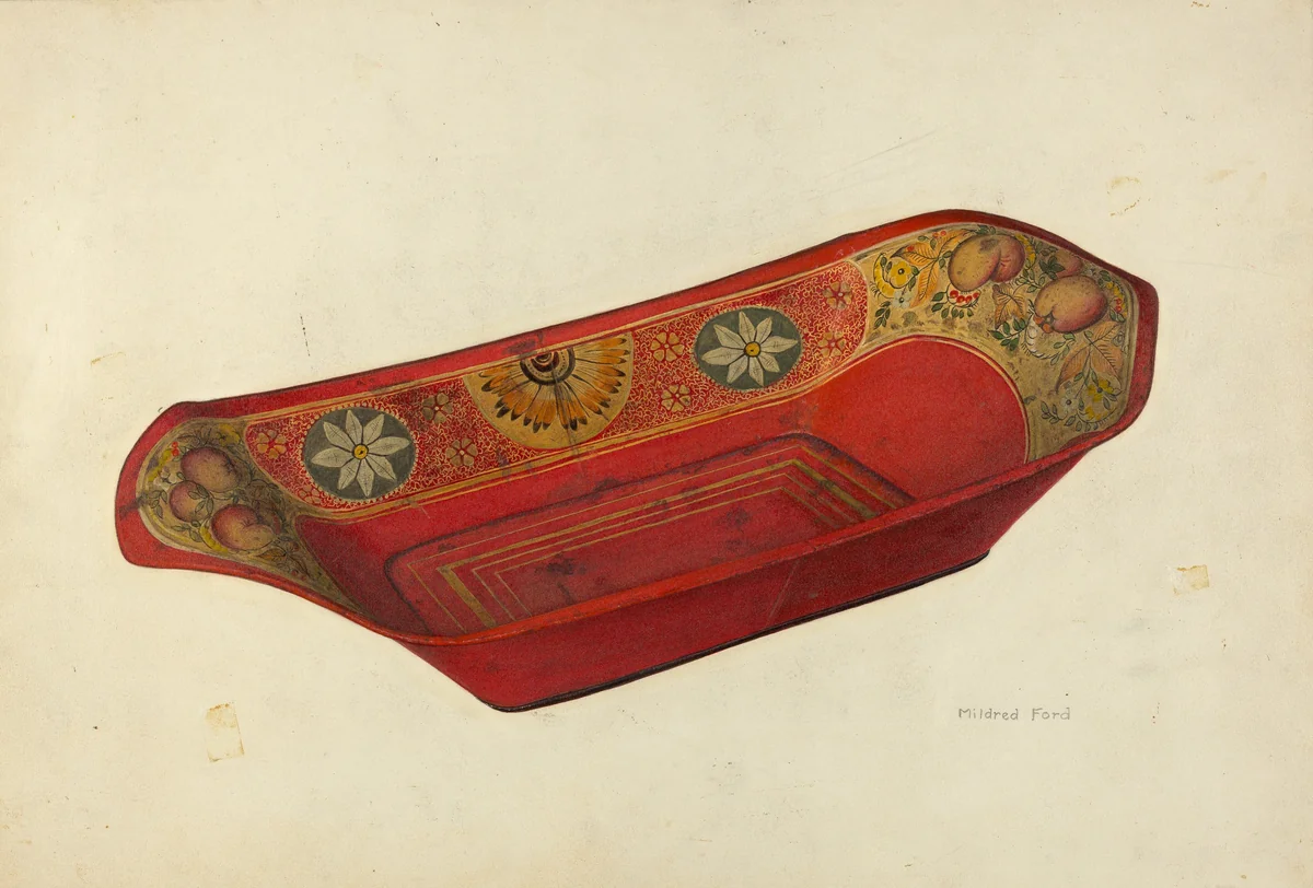 Bread Tray by Mildred Ford, index of american design, 1941