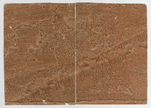 Brown paste paper book cover by anonymous, print, 1700-1800