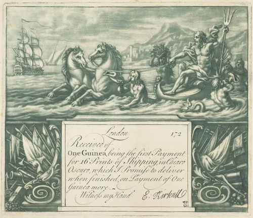 Subscription Receipt (Neptune and Juno) by Elisha Kirkall
George Vertue
Louis Chéron, portfolio, 1720-1729