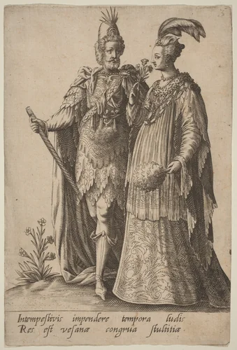 Intempestivis impendere... by Robert Boissard; Jean-Jacques Boissard, print, 1597